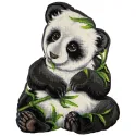 Kryželių siuvinėjimo rinkinys PANNA „Pagalvė Mano Panda“ PPD-1910