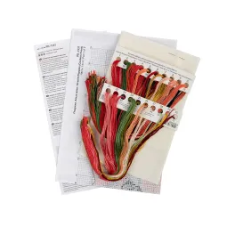 Kreuzstich-Set PANNA "Kissenfront. Scharlachrote Mohnblumen" PPD-7337