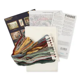 Cross stitch kit PANNA "Geographic map of the world" PPZ-1842