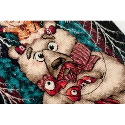 Kit de point de croix PANNA "Pêche d'hiver" PVK-7304