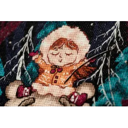 Kit de point de croix PANNA "Pêche d'hiver" PVK-7304