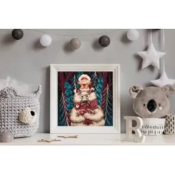 Cross stitch kit PANNA "Winter fishing" PVK-7304