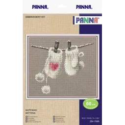 Kryželių siuvinėjimo rinkinys PANNA "Pirštinės" PZM-7068