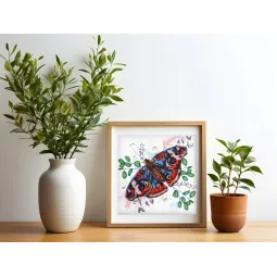 Haupt-Stickpackung mit Perlen Color harmony (Deco Scenes) 20x20 cm AAMB-103