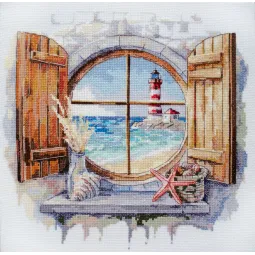 Siuvinėjimo kryželiu rinkiniai - Vėjo šnabždesys (Deco Scenes) 27x26 cm AAH-252