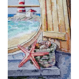 Siuvinėjimo kryželiu rinkiniai - Vėjo šnabždesys (Deco Scenes) 27x26 cm AAH-252