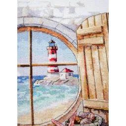 Siuvinėjimo kryželiu rinkiniai - Vėjo šnabždesys (Deco Scenes) 27x26 cm AAH-252