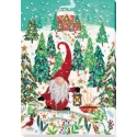Hauptperlen-Stickset Besuch bei den Zwergen (Wintermärchen) 27x38 cm AAB-827