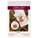 Decoration kit - Christmas guest (Winter tale) 6.6x6.6 cm AABT-004