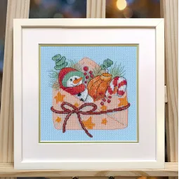 Cross stitch kit "New Year's envelope" S1640