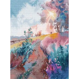 Kit de point de croix "Riot of colors" S1643