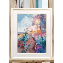 Kryželiu siuvinėjimo rinkinys „Spalvų riaušės“ S1643