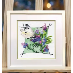 Cross stitch kit "Composition. Butterfly-1" S1645