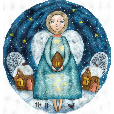 Cross Stitch Kit "Guardian Angel" SANA-09