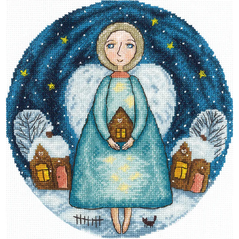 Cross Stitch Kit "Guardian Angel" SANA-09