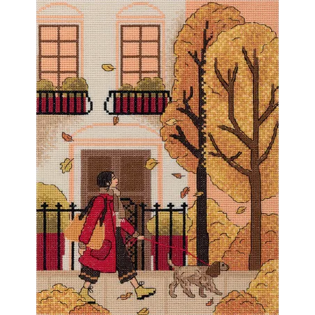 Kreuzstichset PANNA "Herbstspaziergang" PGM-7482 (D)