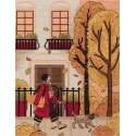 Cross stitch kit PANNA "Fall walk" PGM-7482 (D)