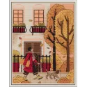 Cross stitch kit PANNA "Fall walk" PGM-7482 (D)