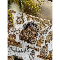 Cross stitch kit "Magical beasts. Owl" SANV-50