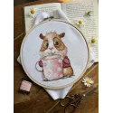 Cross stitch kit "Coffee Lovers. Guinea Pig" SANK-66