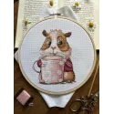 Cross stitch kit "Coffee Lovers. Guinea Pig" SANK-66