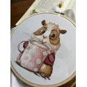 Cross stitch kit "Coffee Lovers. Guinea Pig" SANK-66