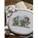 Cross stitch kit "Grannies on a picnic" SANB-21