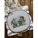 Cross stitch kit "Grannies on a picnic" SANB-21