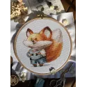 Cross stitch kit "Coffee Lovers. Fox" SANK-67