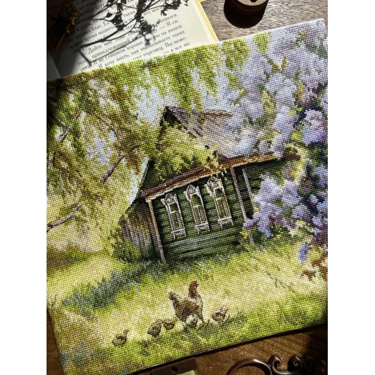 Kreuzstich-Set "Bei Oma" SANU-08