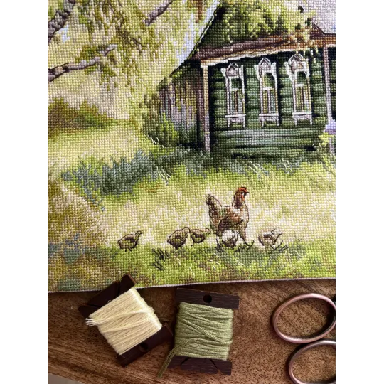 Cross stitch kit "At Granny's" SANU-08