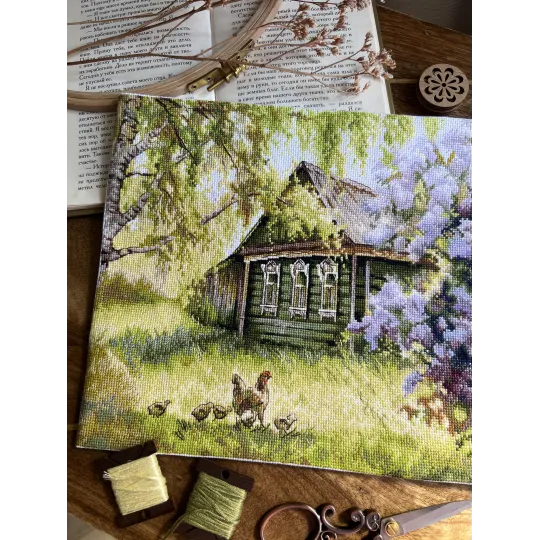 Cross stitch kit "At Granny's" SANU-08