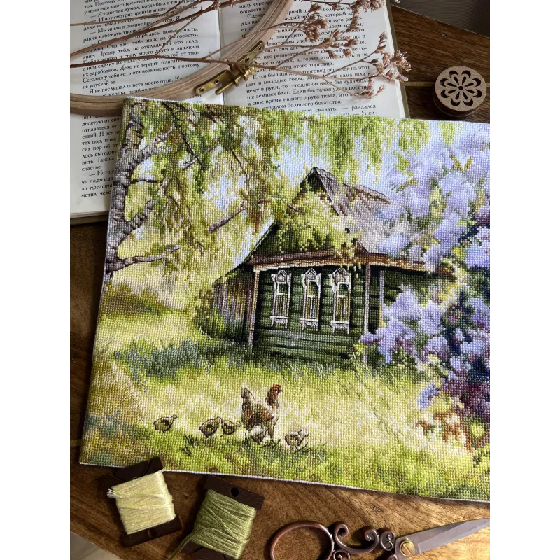 Cross stitch kit "At Granny's" SANU-08