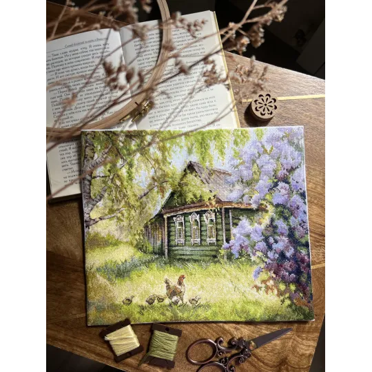 Cross stitch kit "At Granny's" SANU-08