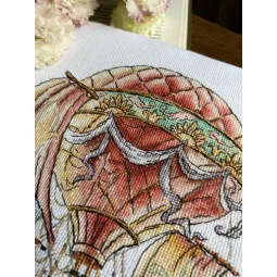 Kit de point de croix "Vol de baleine" SANP-68