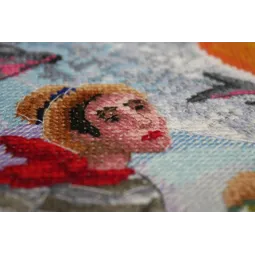 Kits de point de croix Chanson d'amour (scènes de décoration) 40x42 cm AAH-038