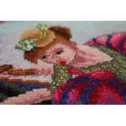 Kreuzstich-Sets Liebeslied (Deko-Szenen) 40x42 cm AAH-038