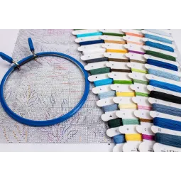 Cross stitch kit Moonlit night 19x29cm SLETIL9916