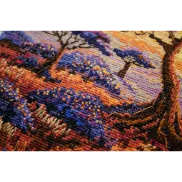 Kryželiu siuvinėjimo rinkiniai Spaces of Savannah (Deco Scenes) 23x22 cm AAH-257