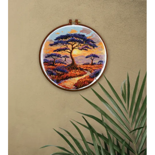 Kreuzstich-Sets Spaces of Savannah (Deco Scenes) 23x22 cm AAH-257