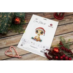 Kit de point de croix "Cadeaux de Noël" 15x18cm SB1419