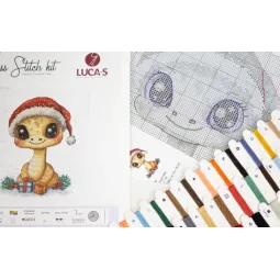 Kreuzstich-Set "Weihnachtsgeschenke" 15x18cm SB1419