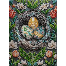 Main Bead Embroidery Kit "Cherish Traditions" (Deco Scenes) 30x41 cm AAB-934