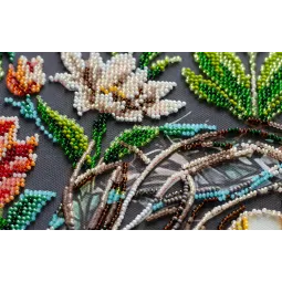 Haupt Stickpackung mit Perlen „Cherish Traditions“ (Deco Scenes) 30x41 cm AAB-934