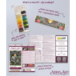 Haupt Stickpackung mit Perlen „Cherish Traditions“ (Deco Scenes) 30x41 cm AAB-934