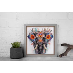 Mittelgroßer Stickpackung mit Perlen Geheimnisse des Ostens 20x20 cm AAMB-116