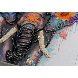 Mid-sized bead embroidery kit Secrets of the east 20x20 cm AAMB-116