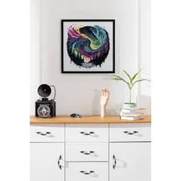 Kryželiu siuvinėjimo rinkinys Naktinis švytėjimas (Deco Scenes) 27x27 cm AAH-168