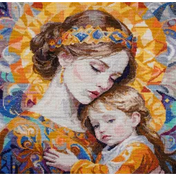 Kryželiu siuvinėjimo rinkinys Besąlyginė meilė (Deco Scenes) 27x27 cm AAH-260