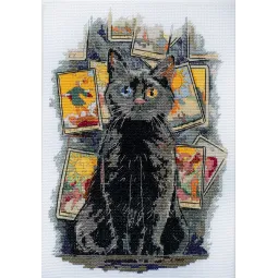 Kreuzstich-Set Ahnung (Deco Scenes) 19x28 cm AAH-261